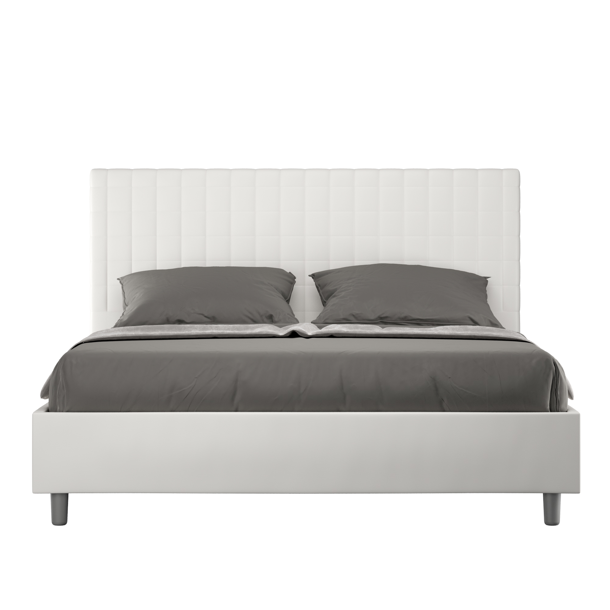 Ityhome Letto matrimoniale Sunny in similpelle da 160 cm