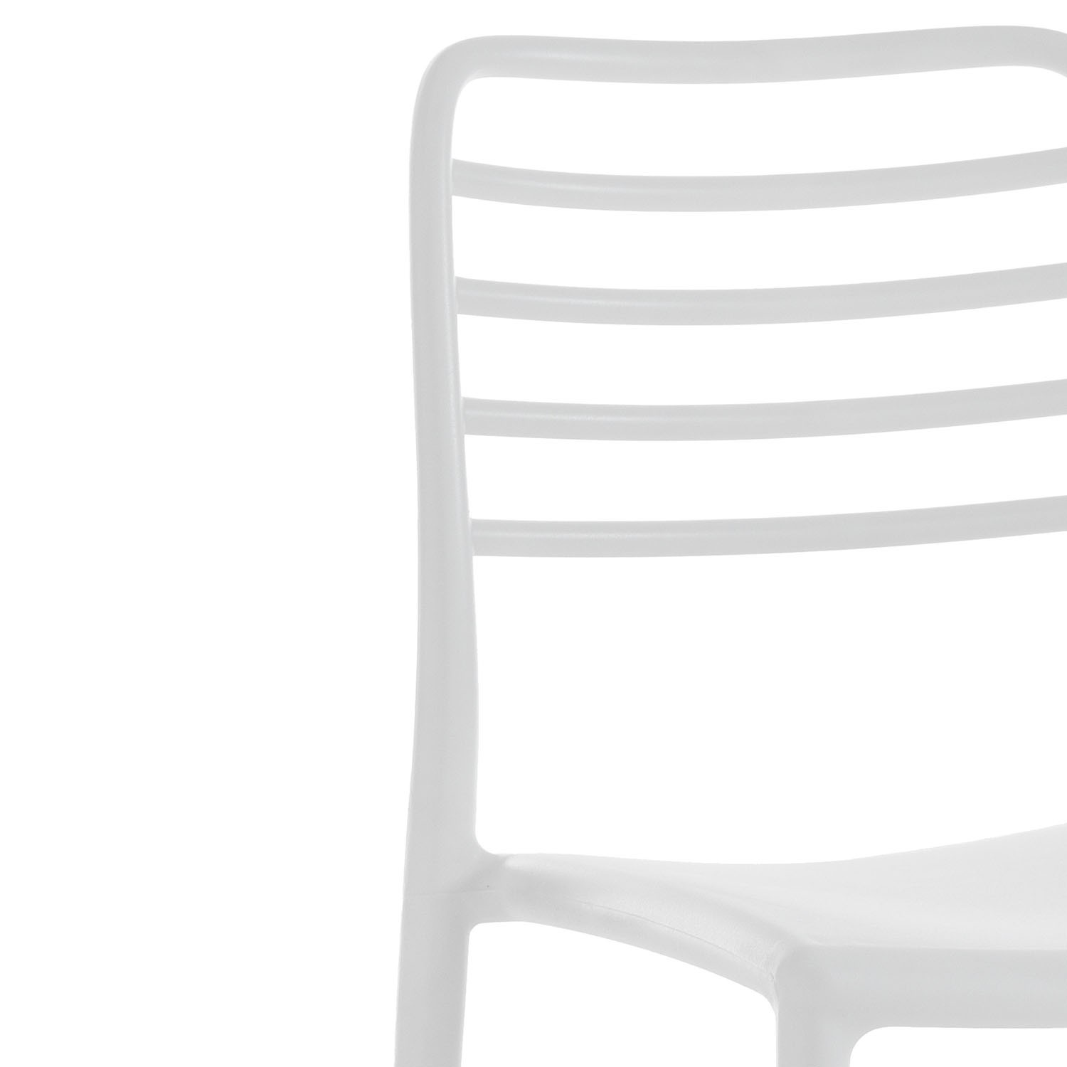 Tomasucci Set da 4 - sedia da interno / esterno JONAS WHITE