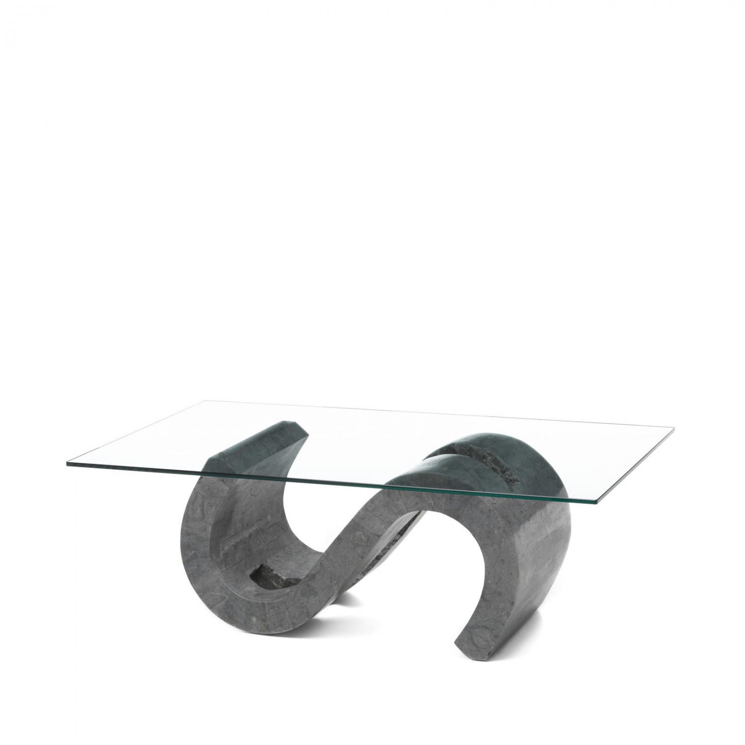 tavolino (120 x 70 - trasparente) stones flexus