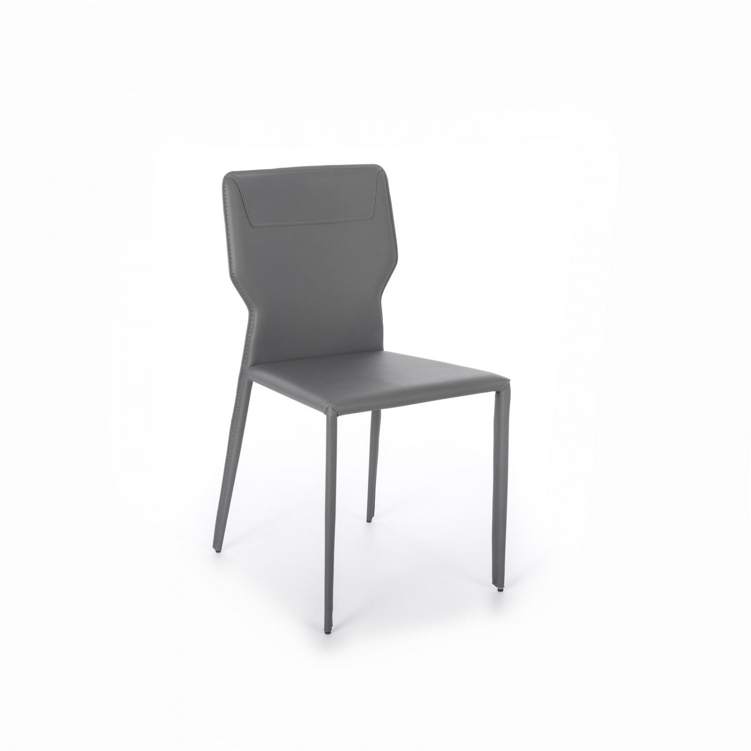 design twist sedia in similcuoio kim - set da 2