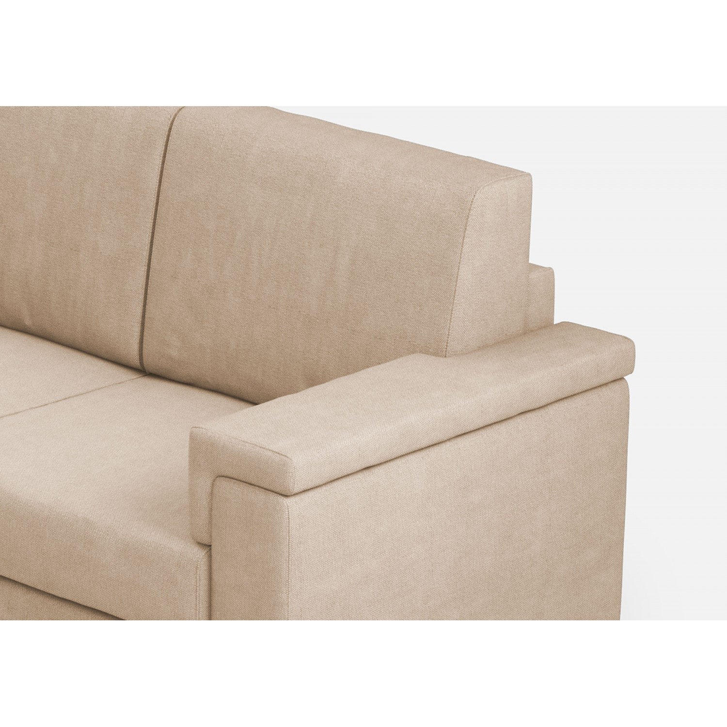 Ityhome Divano Marrak 3 posti  (tre sedute da 60cm) + angolo + divano 2 posti( due sedute da 60cm) misure esterne L.286x226 colore beige